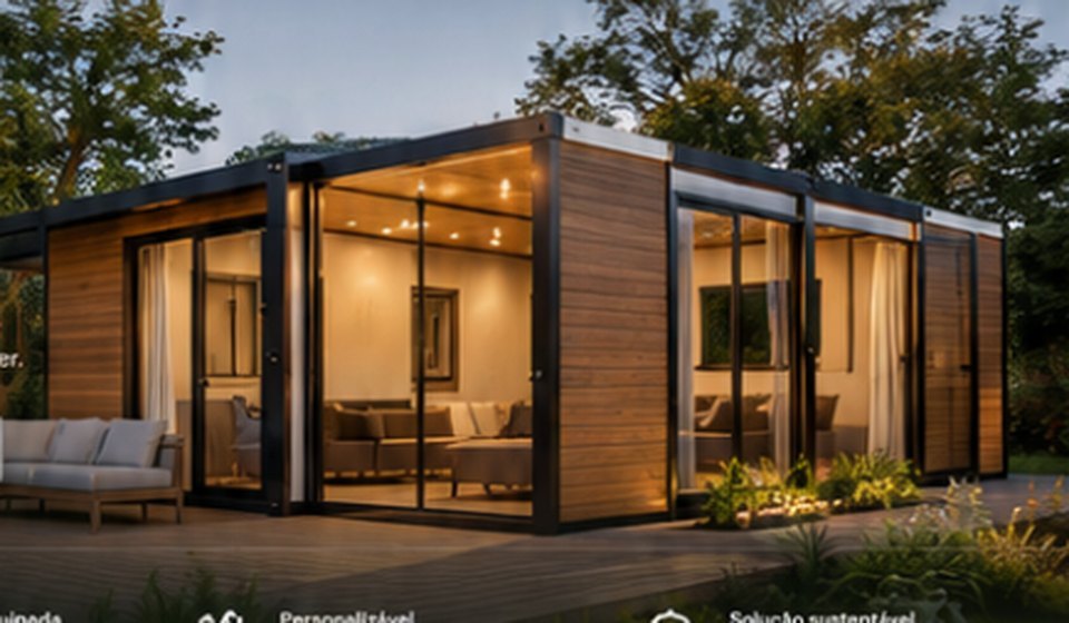 Casa expansível MODUCASA — imagem ilustrativa